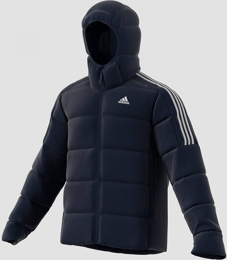 Adidas essentials mid winterjas blauw heren