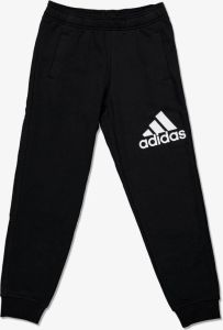Adidas essentials regular fit big logo joggingbroek zwart kinderen