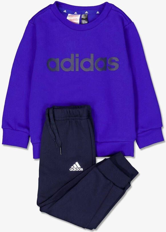 Adidas joggingpak blauw grijs baby
