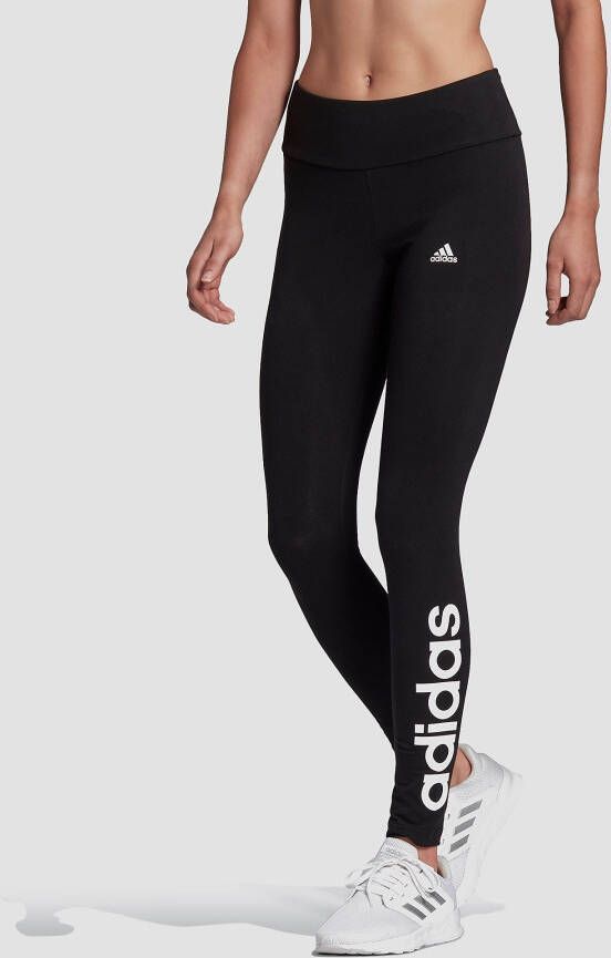 Adidas Loungewear Essentials High-Waisted Logo Leggings Black Dames