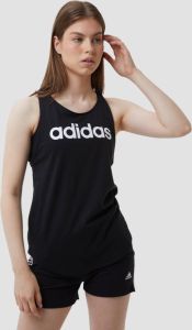 Adidas loungewear essentials loose logo tanktop zwart dames