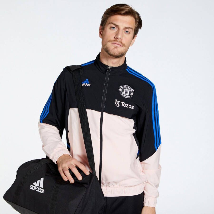 Adidas Sweatshirt Manchester Prematch 22 23 Zwart Voetbaltop Heren