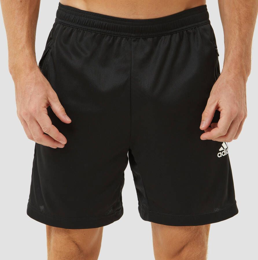 Adidas primeblue designed to move 3-stripes sportbroekje zwart heren