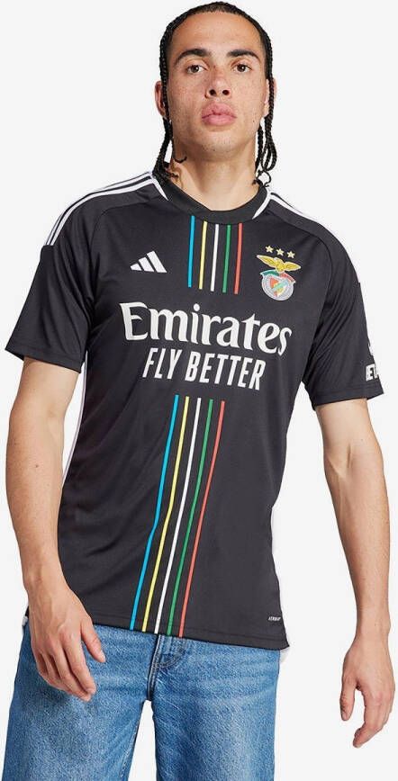 Adidas Benfica Lisboa Shirt 2ª Tenue 23 24 Zwart Heren