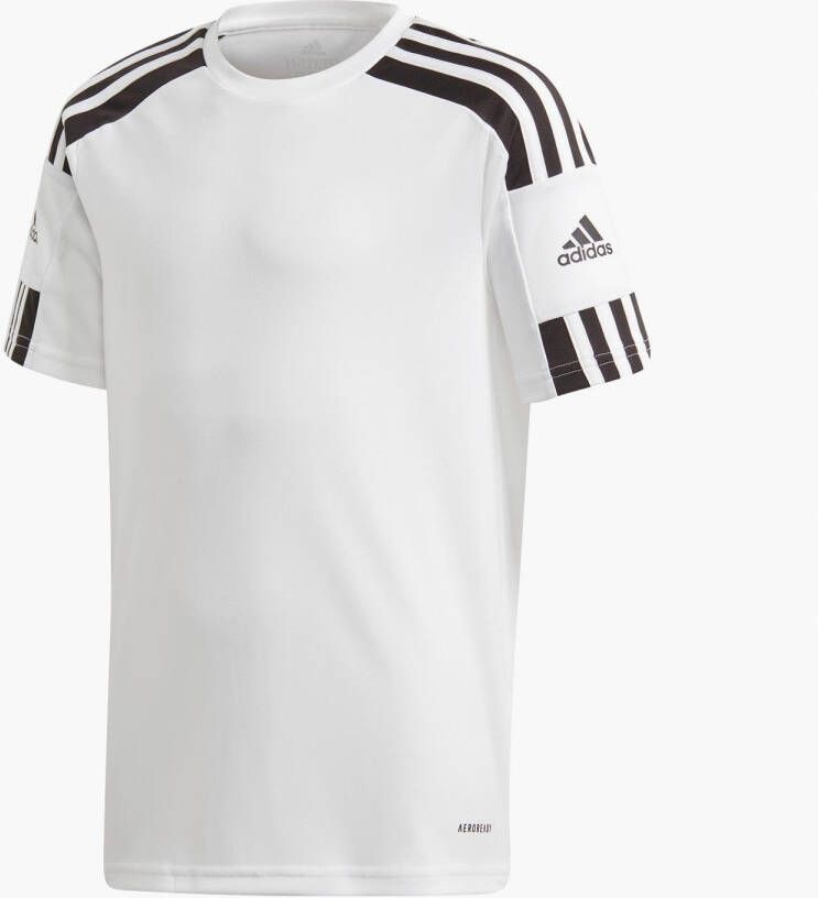 Adidas squad 21 voetbalshirt wit kinderen