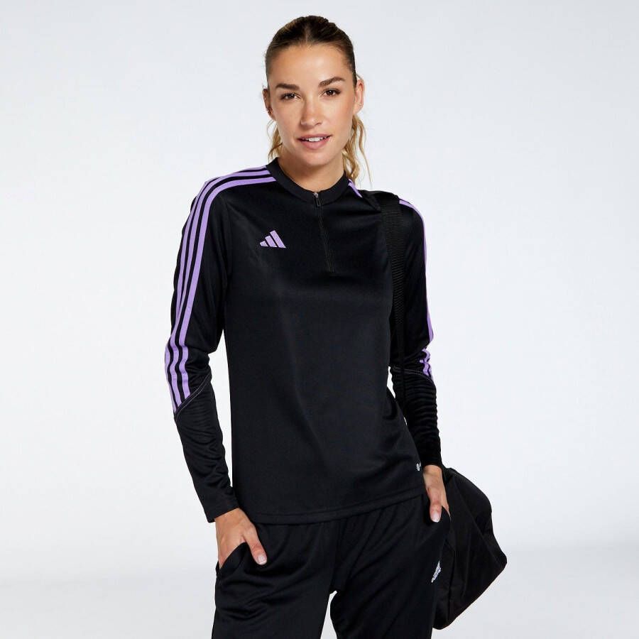 Adidas tiro 23 voetbaltop zwart paars dames
