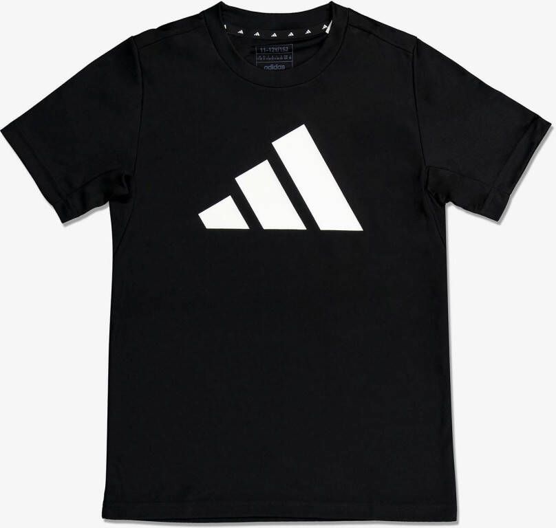 Adidas train essentials aeroready logo sportshirt zwart kinderen
