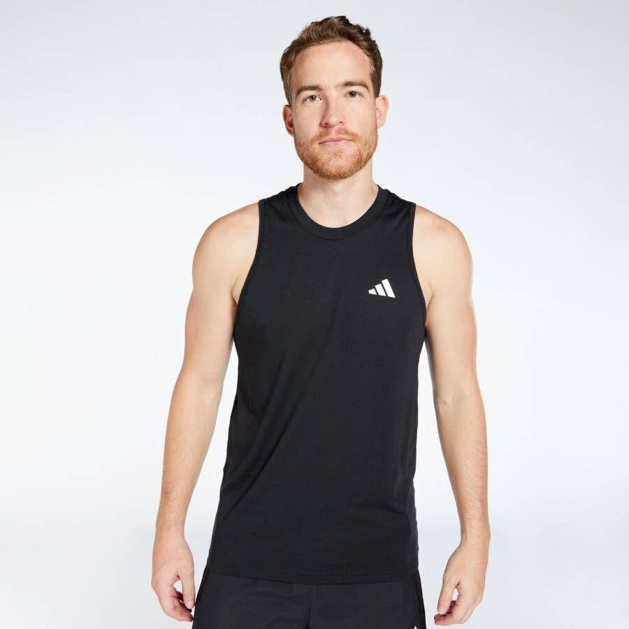 Adidas train essentials feelready hardloopshirt zwart heren