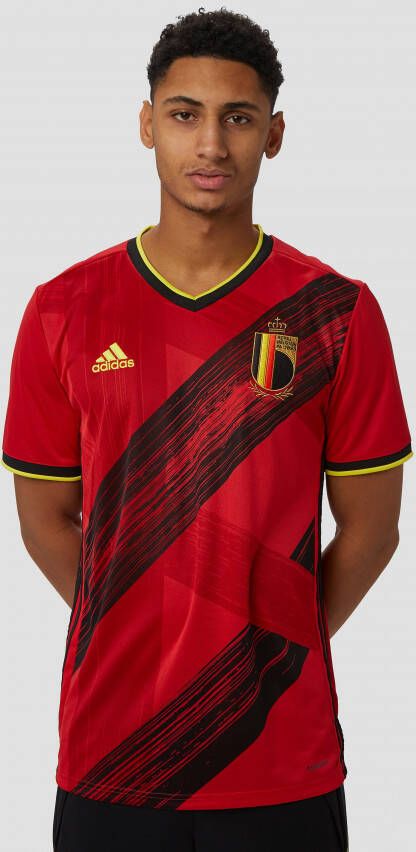 Adidas uefa euro 2020 2021 rbfa belgie thuisshirt 20 22 rood heren - Foto 2