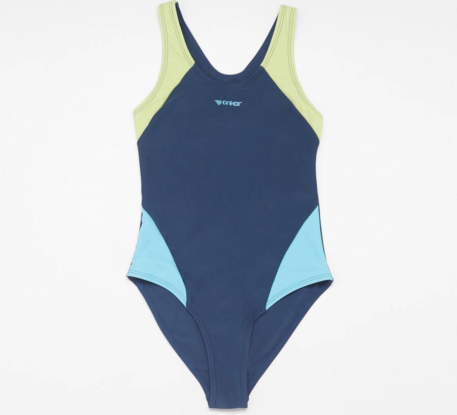ANKOR vlinder badpak blauw geel kinderen