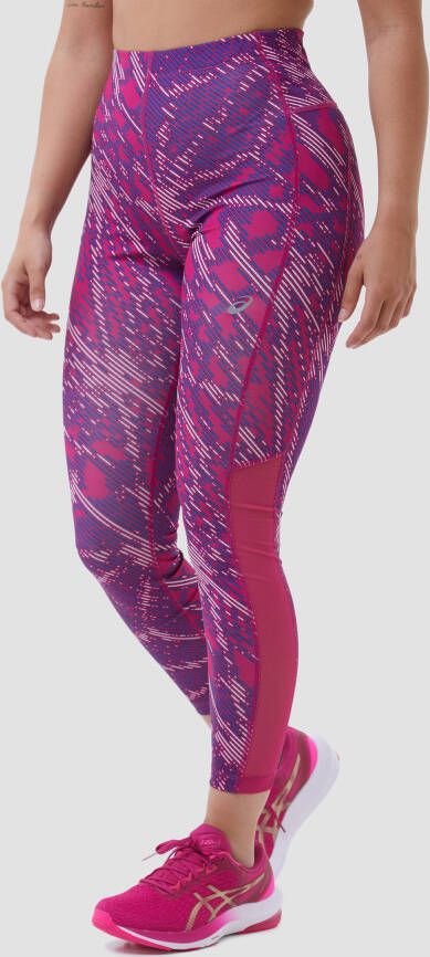 ASICS sakura all over print hardlooptight paars roze dames