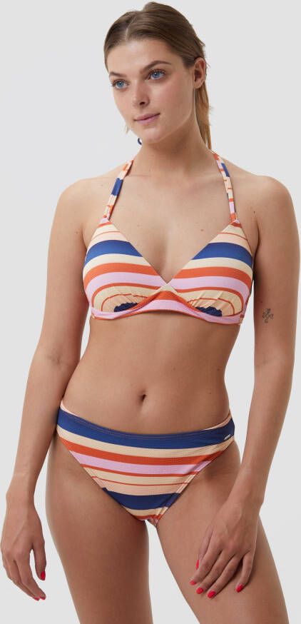 BOMAIN halter formentera bikini blauw oranje dames