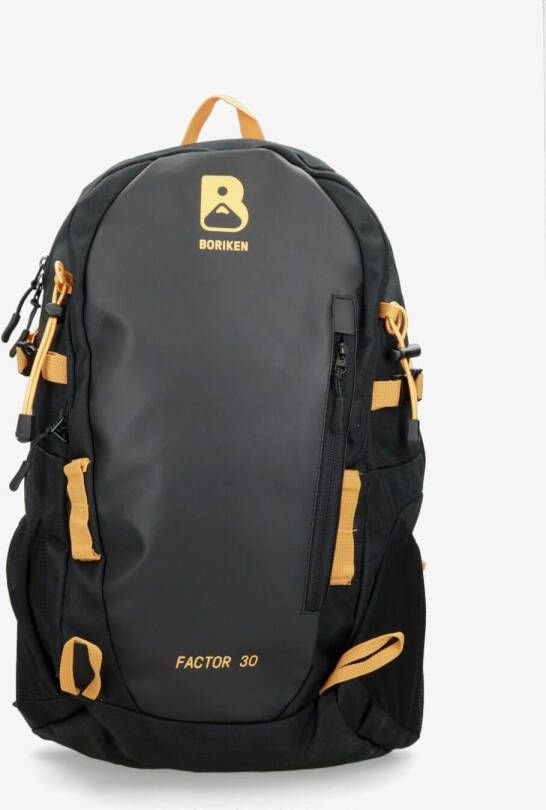 BORIKEN factor rugzak 30 liter zwart oranje