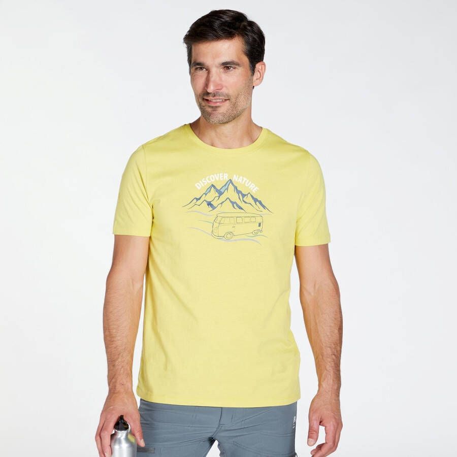 Boriken T-shirt Limoen Outdoorshirt Heren
