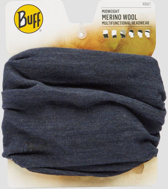 Buff midweight merino wool headwear blauw