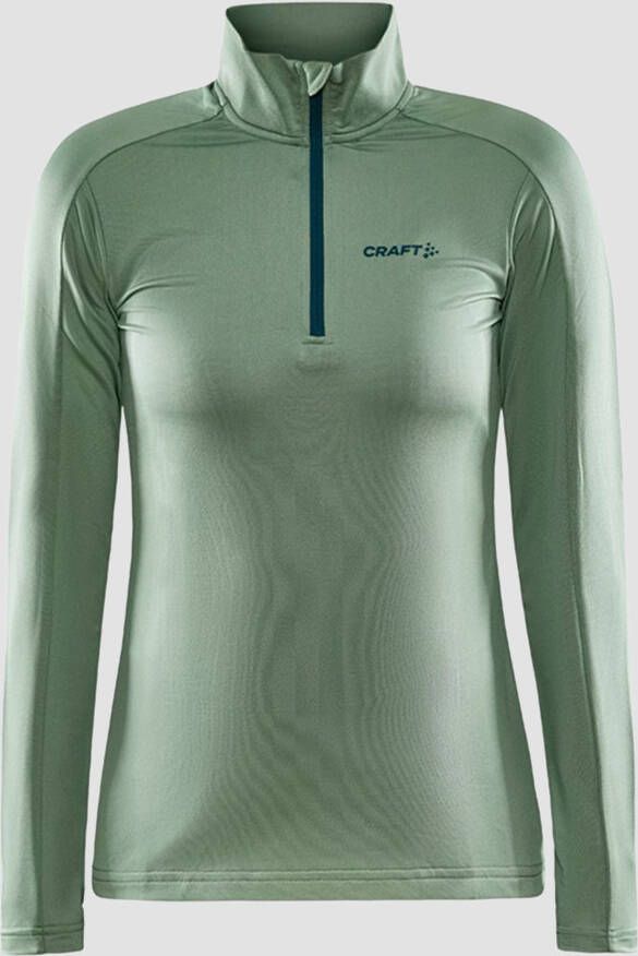 Craft core gain midlayer skipully groen dames