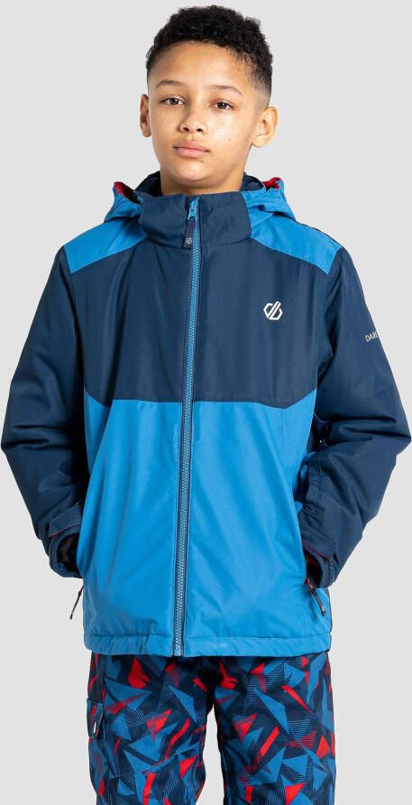 Dare2b impose iii ski jas blauw paars kinderen