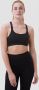 DOONE drytec crop sporttanktop zwart dames - Thumbnail 1