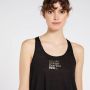 DOONE supportive aerobics racerback sporttanktop zwart dames - Thumbnail 1