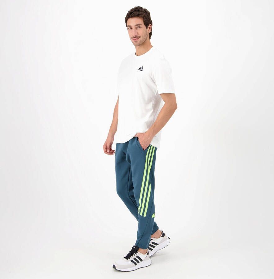 Adidas 3-stripes joggingbroek blauw groen heren