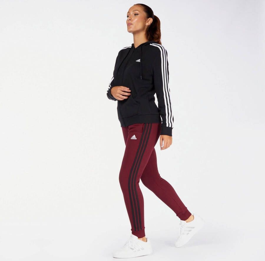 Adidas 3-stripes joggingbroek bordeaux dames