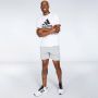 Adidas Badge of Sport 3-Stripes Shorts Medium Grey Heather- Heren Medium Grey Heather - Thumbnail 11