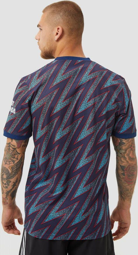 Adidas arsenal fc 3 stripes third shirt eu 21 22 blauw heren