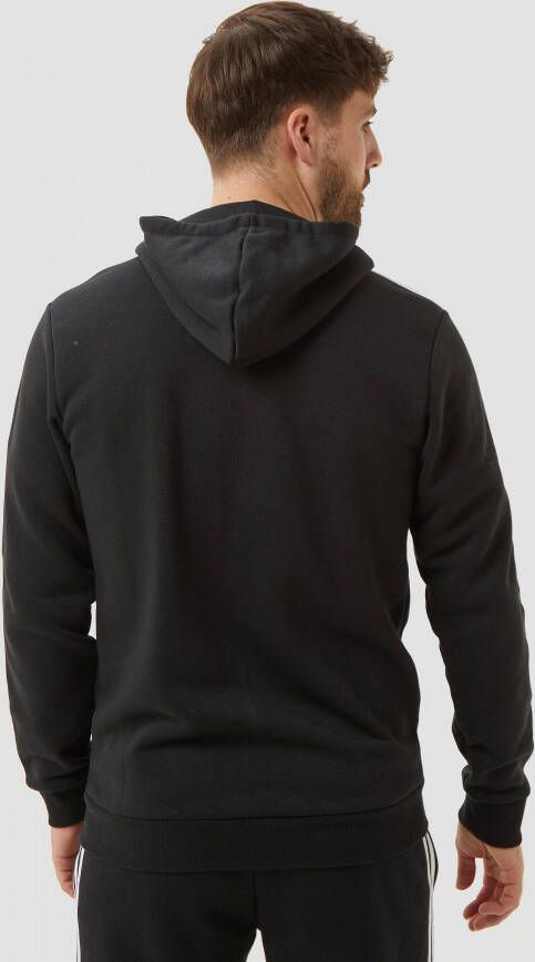Adidas essentials 3 stripes fleece vest zwart heren