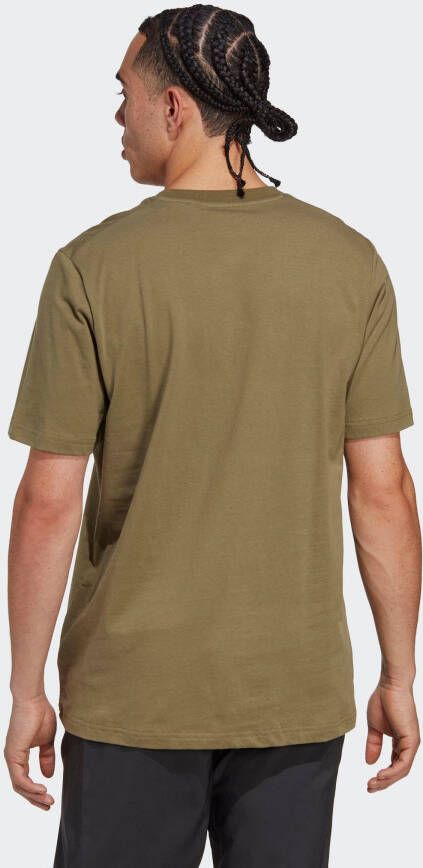 Adidas terrex classics logo outdoorshirt groen heren