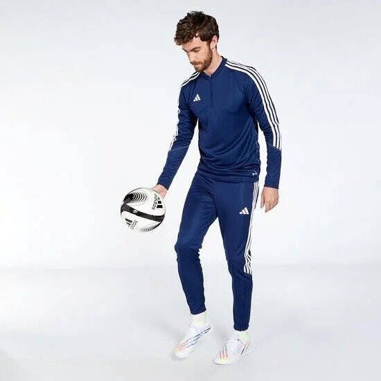 Adidas tiro 23 club voetbaltop blauw wit heren