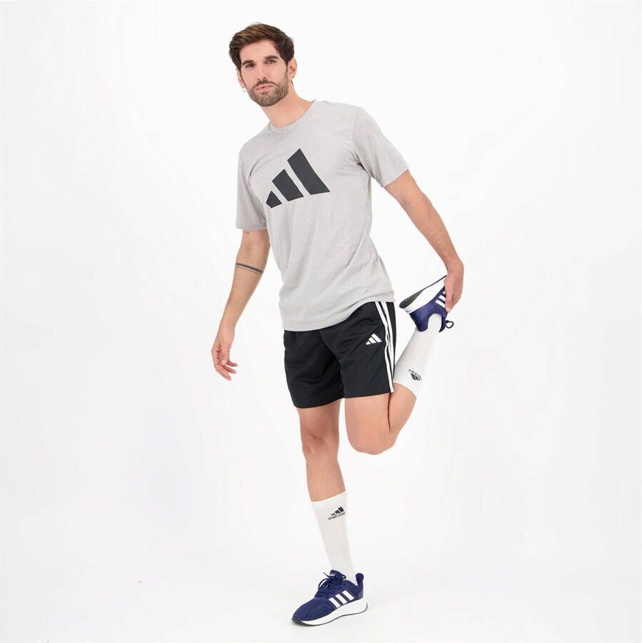 Adidas train essentials pique 3-stripes sportbroekje zwart heren
