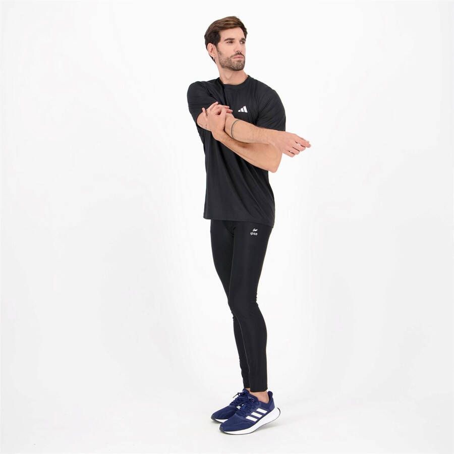 Adidas train essentials training sportshirt zwart heren