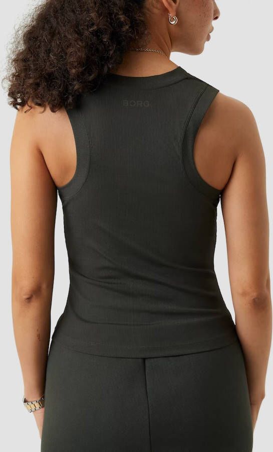 Bjorn Borg rib tanktop grijs dames