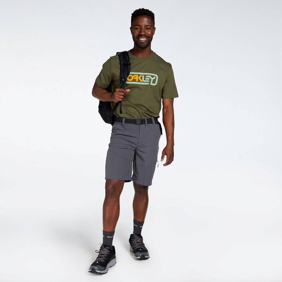 BORIKEN bermuda korte outdoorbroek grijs heren