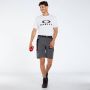 BORIKEN bermuda korte outdoorbroek grijs zwart heren - Thumbnail 2