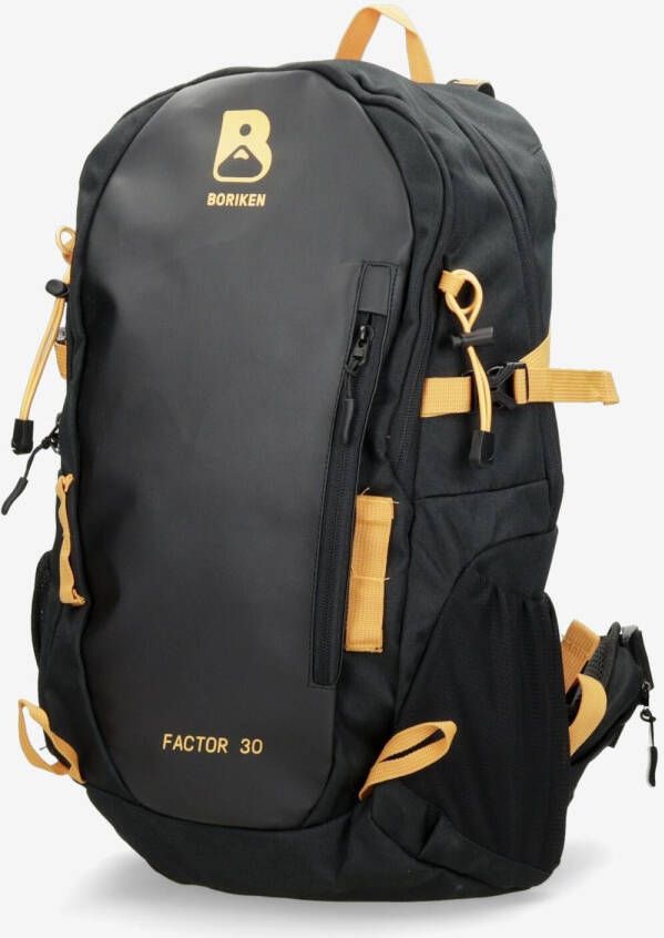 BORIKEN factor rugzak 30 liter zwart oranje