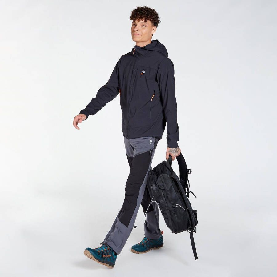 BORIKEN outdoorbroek grijs zwart heren