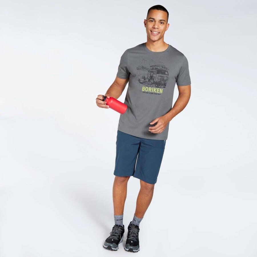 BORIKEN outdoorshirt grijs heren