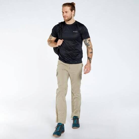 Columbia hike outdoorshirt zwart heren