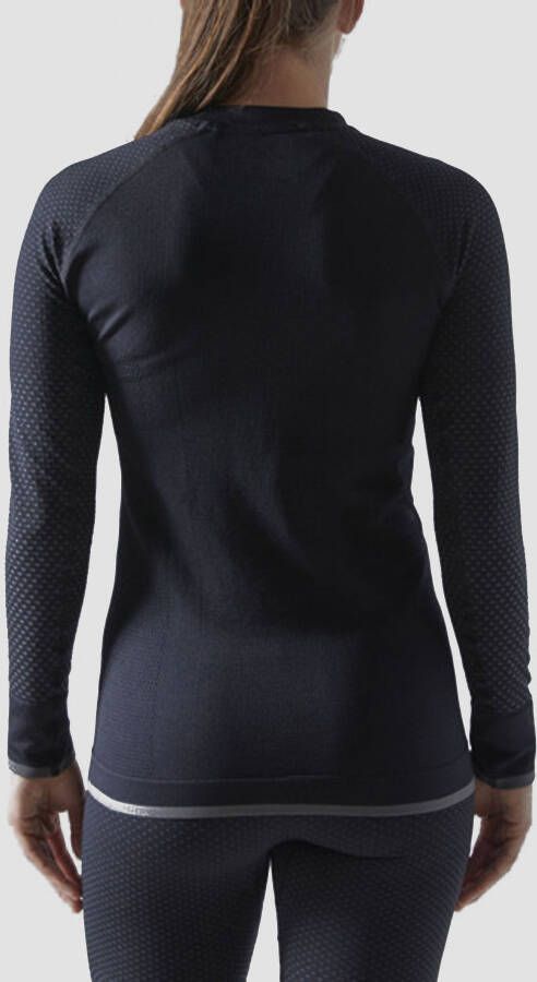 Craft adv warm fuseknit intensity thermoshirt zwart dames