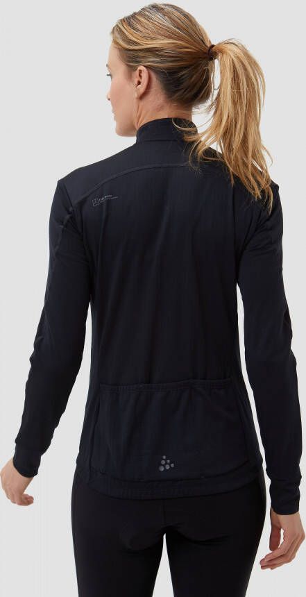 Craft core subz warm jersey fietsshirt zwart dames - Foto 3