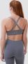 DOONE drytec crop sporttanktop grijs dames - Thumbnail 2