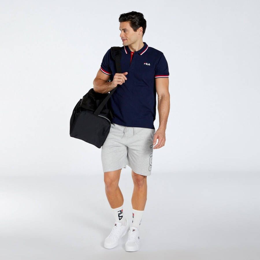 Fila cal korte broek wit grijs heren