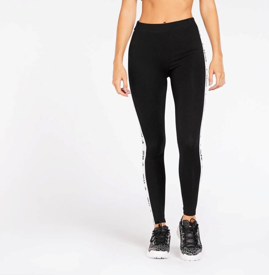 Fila mich long legging zwart wit dames