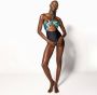 Fila tropical summer trikini zwart dames - Thumbnail 2