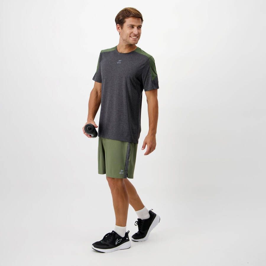 IPSO combi hardloopshort khaki heren