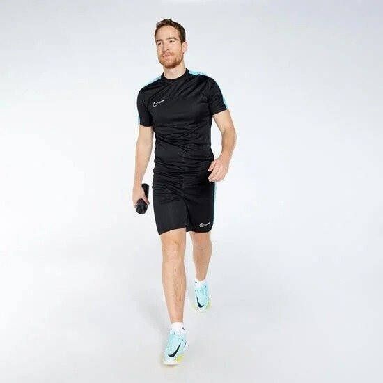 Nike dri-fit academy 23 voetbalshirt zwart heren