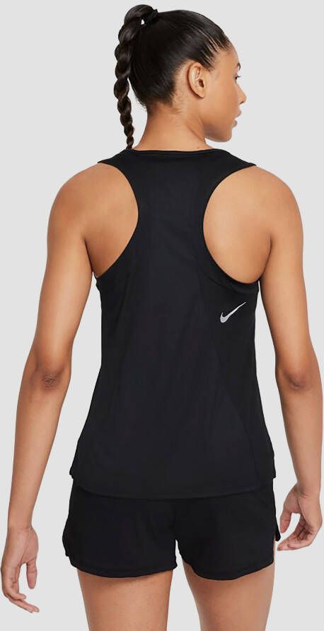 Nike dri-fit race hardlooptanktop zwart dames
