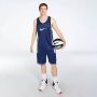 Nike icon basketbaltanktop blauw heren - Thumbnail 2