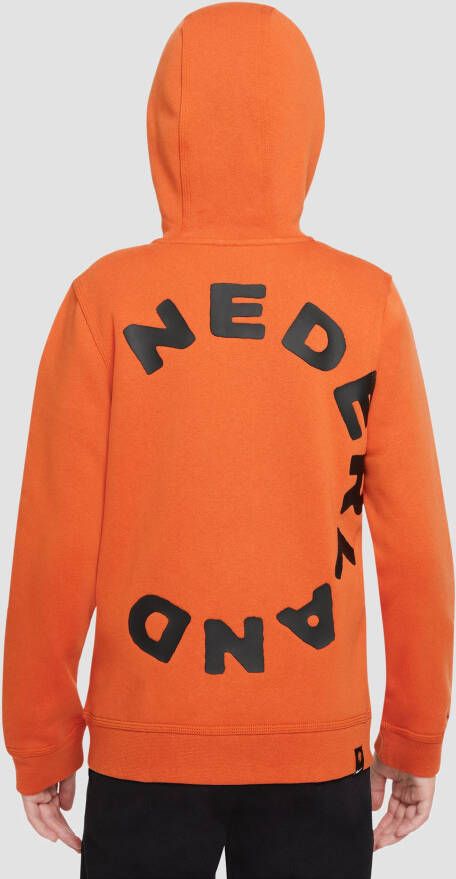 Nike knvb nederland sportswear club vest 22 23 oranje kinderen